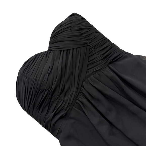 Never Worn Strapless Chiffon Prom/Evening Gown Size 10 - Picture 3 of 10